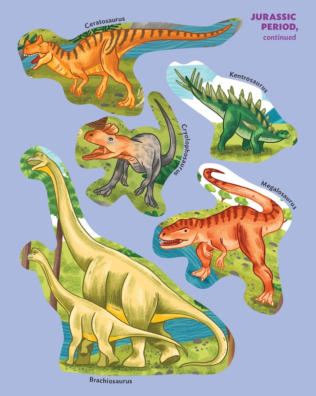 Aperçu du contenu 2_The World of Dinosaurs Sticker Poster