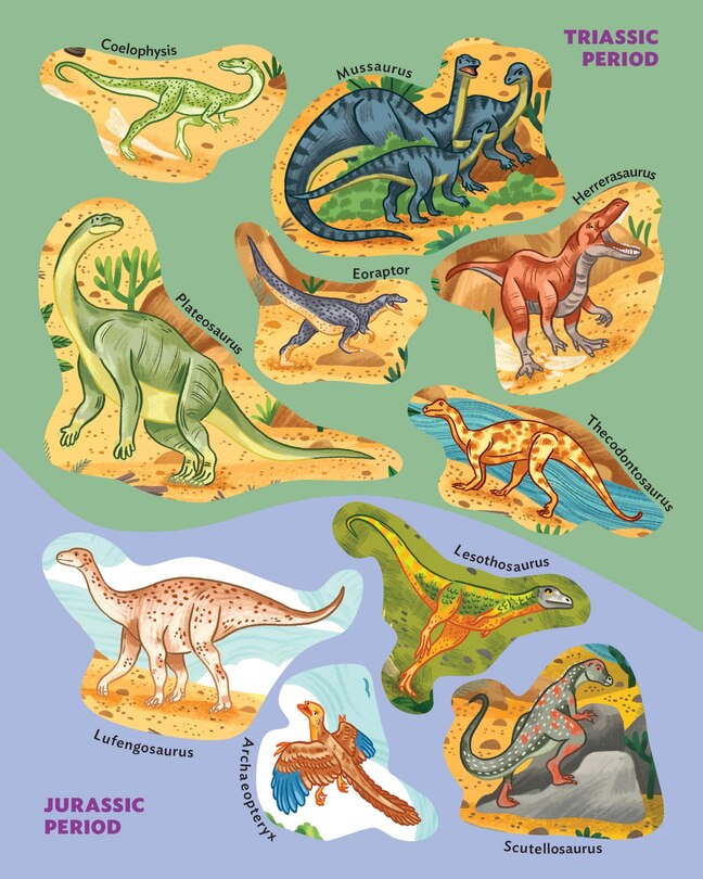 Aperçu du contenu 3_The World of Dinosaurs Sticker Poster