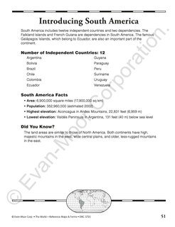 Aperçu du contenu 2_The World - Reference Maps & Forms, Grade 3 - 6 - Teacher Resource