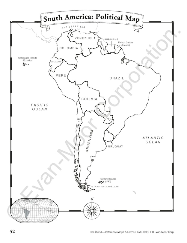 Aperçu du contenu 3_The World - Reference Maps & Forms, Grade 3 - 6 - Teacher Resource