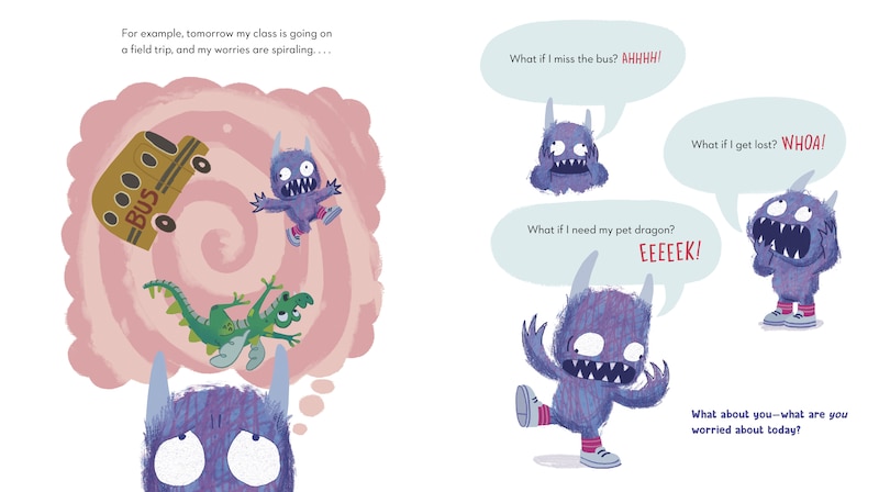 Sample content_The Worry Monster: Calming Anxiety with Mindfulness