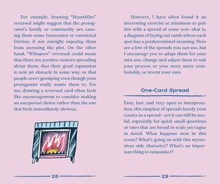 Sample content_The Writer's Oracle Deck & Guidebook