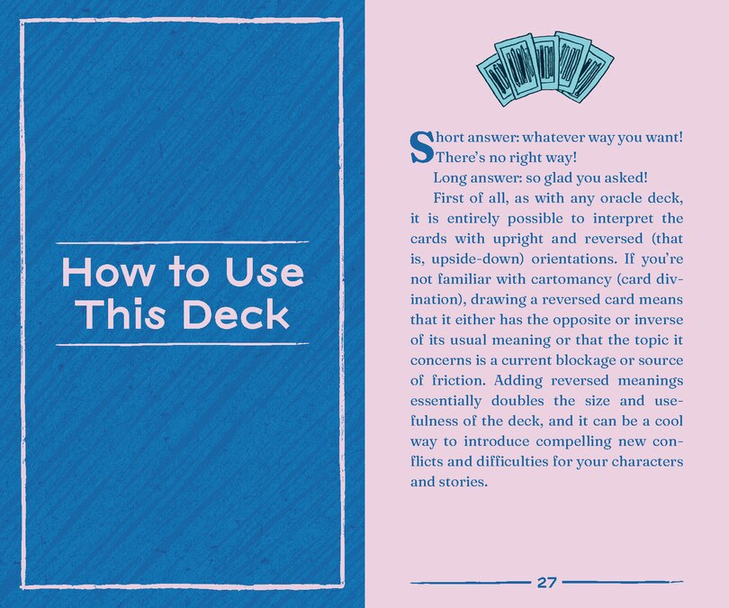 Sample content 2_The Writer's Oracle Deck & Guidebook