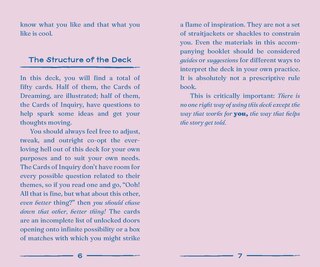 Sample content 3_The Writer's Oracle Deck & Guidebook