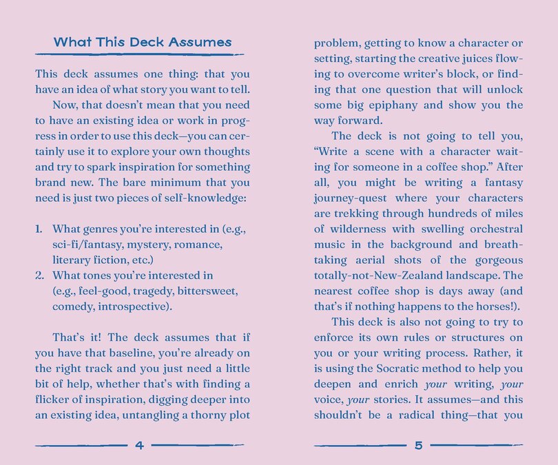 Sample content 4_The Writer's Oracle Deck & Guidebook