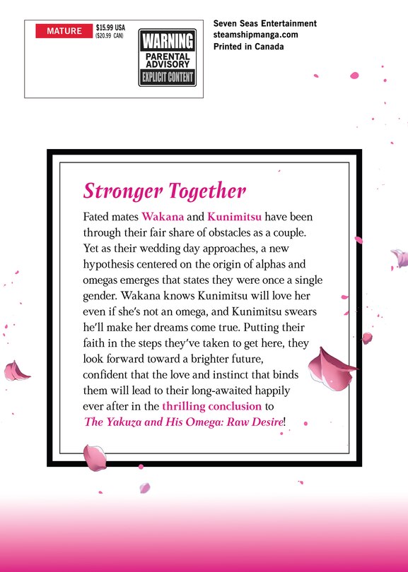 Back cover_The Yakuza and His Omega: Raw Desire Vol. 4