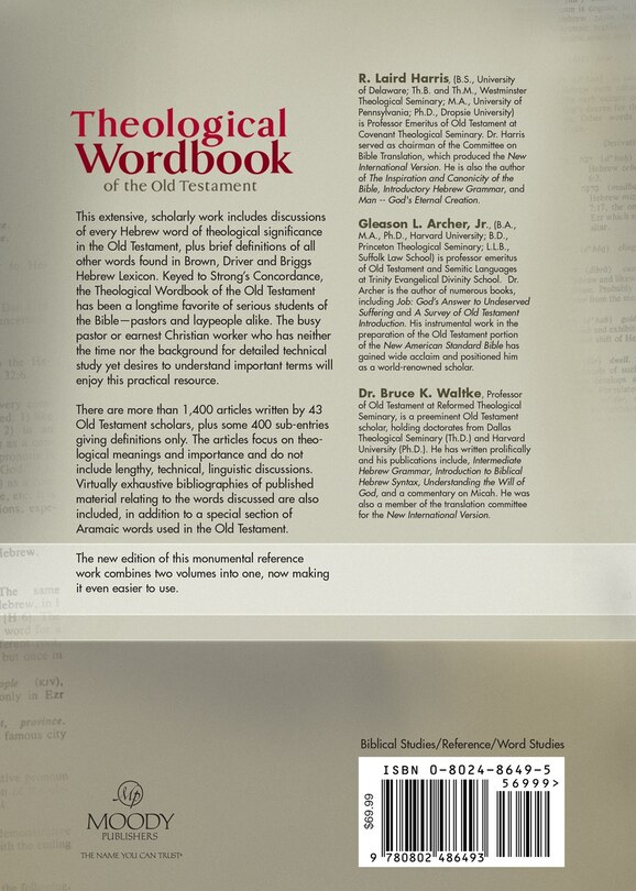 Back cover_Theological Wordbook of the Old Testament