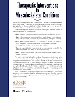 Couverture arri&egrave;re_Therapeutic Interventions for Musculoskeletal Conditions