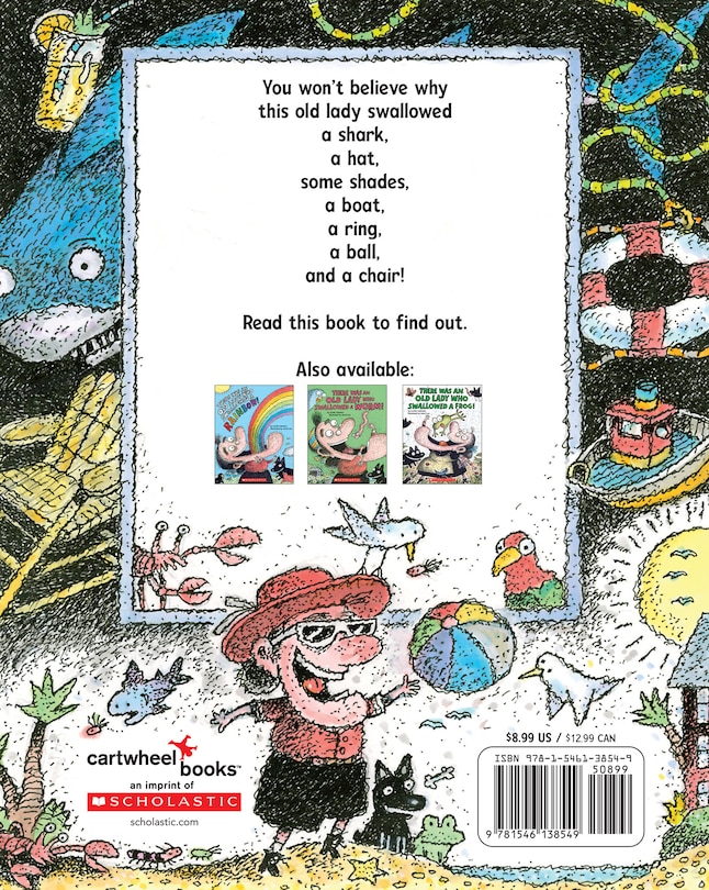 Back cover_There Was an Old Lady Who Swallowed a Shark!