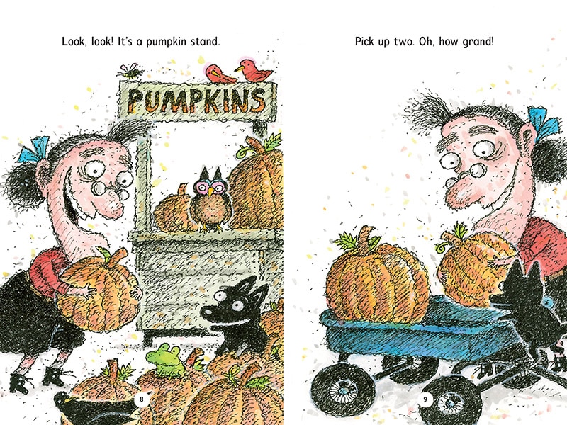 Sample content_There Was an Old Lady Who Said Trick or Treat! (Scholastic Reader, Level 1)
