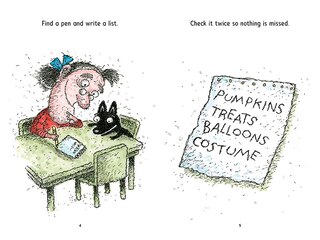 Sample content 3_There Was an Old Lady Who Said Trick or Treat! (Scholastic Reader, Level 1)