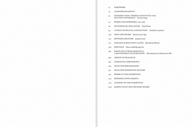 Aper&ccedil;u du contenu 3_Theresa Hak Kyung Cha: Multiple Offerings