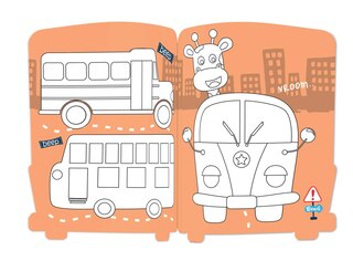 Aper&ccedil;u du contenu 2_Things That Go - Coloring and Sticker Activity Book (With 150+ Stickers)