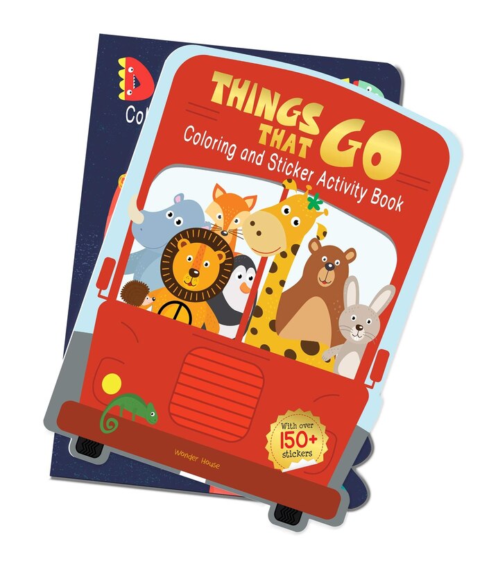 Aper&ccedil;u du contenu 3_Things That Go - Coloring and Sticker Activity Book (With 150+ Stickers)