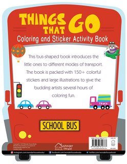 Aper&ccedil;u du contenu 5_Things That Go - Coloring and Sticker Activity Book (With 150+ Stickers)