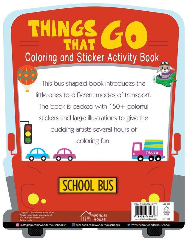Aper&ccedil;u du contenu 5_Things That Go - Coloring and Sticker Activity Book (With 150+ Stickers)