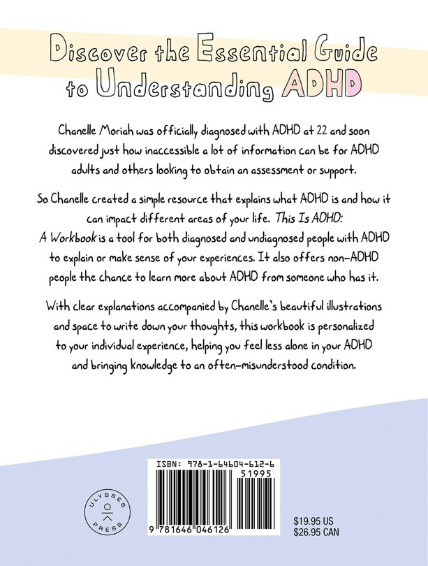 Back cover_This Is ADHD: A Workbook