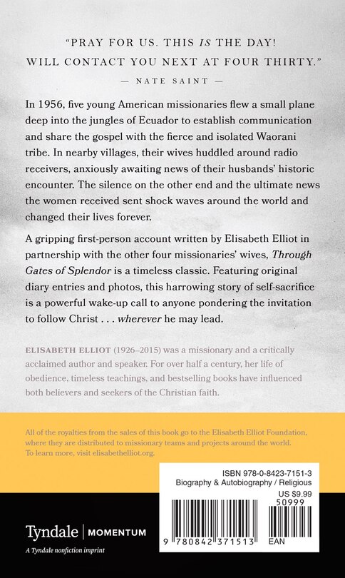 Back cover_Through Gates of Splendor