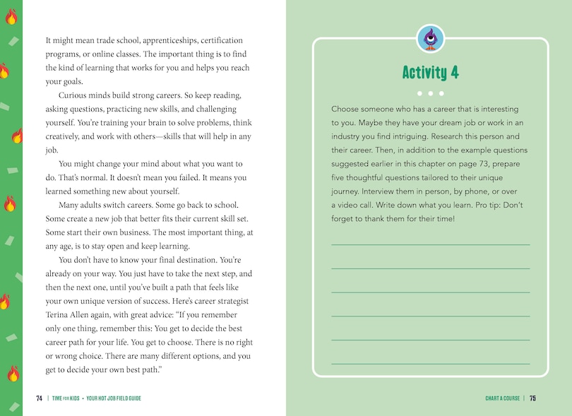 Aperçu du contenu 2_TIME for Kids: Your Hot Job Field Guide