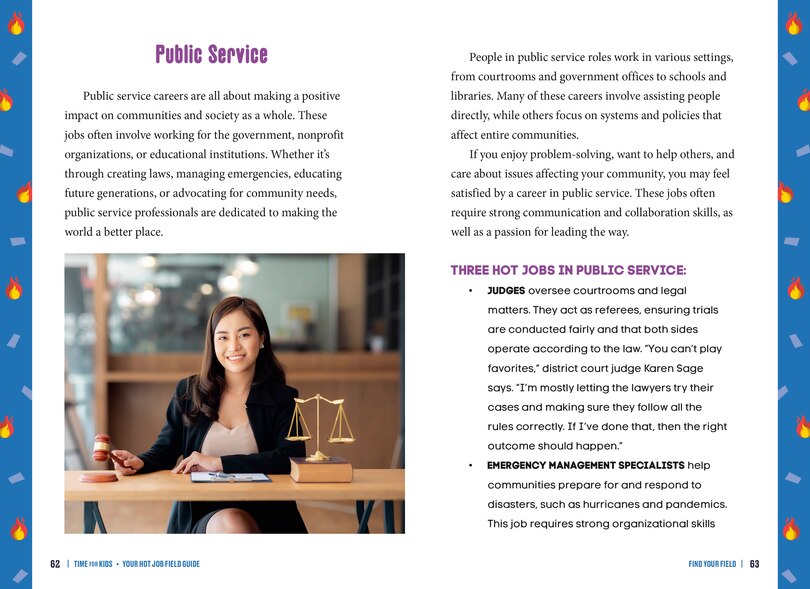 Aperçu du contenu 3_TIME for Kids: Your Hot Job Field Guide