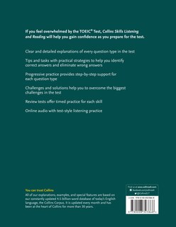 Couverture arri&egrave;re_TOEIC Listening and Reading Skills