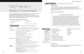 Aper&ccedil;u du contenu_TOEIC Listening and Reading Skills