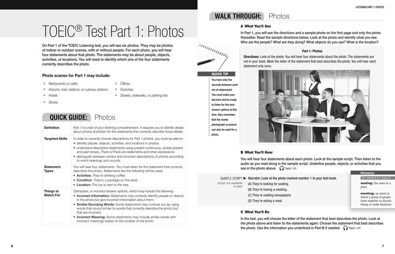Aper&ccedil;u du contenu 3_TOEIC Listening and Reading Skills