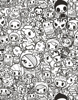 Sample content_Tokidoki Coloring Party