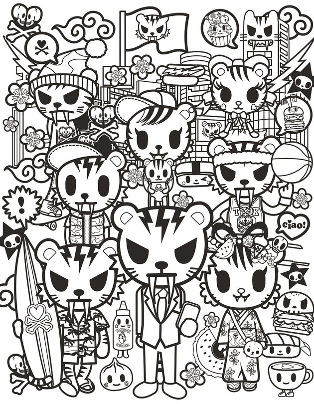 Sample content 4_Tokidoki Coloring Party