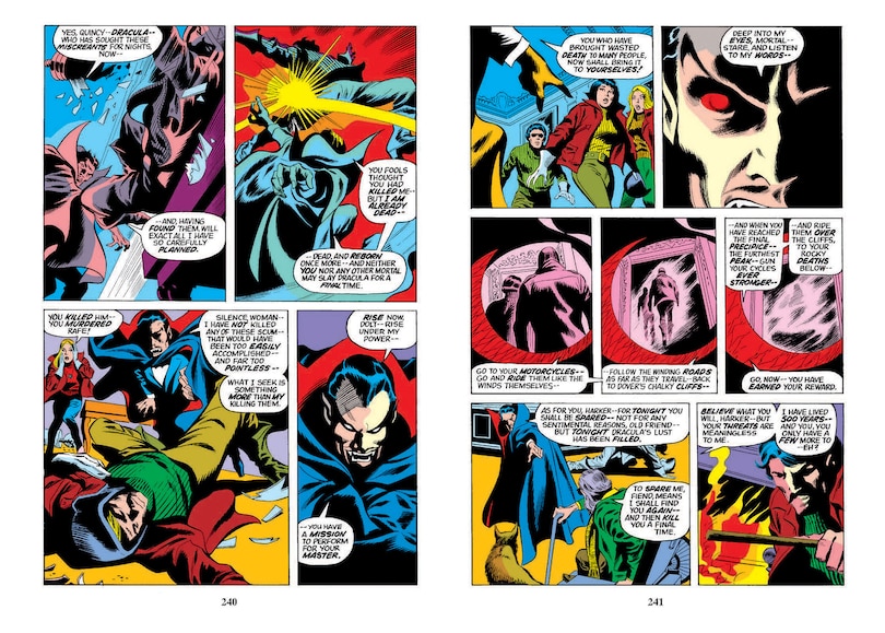Sample content_TOMB OF DRACULA OMNIBUS VOL. 1 NEAL ADAMS COVER [NEW PRINTING 2]