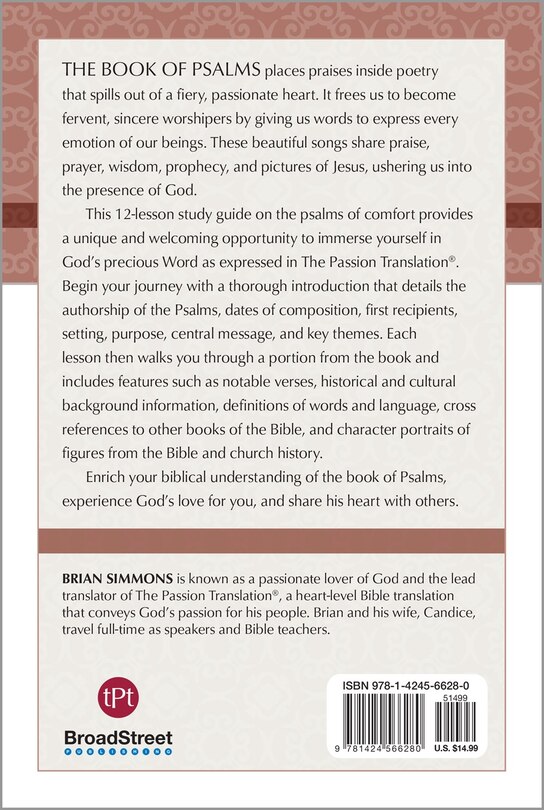 Back cover_TPT The Book of Psalms—Part 2