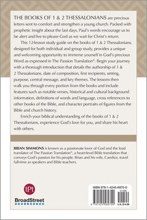 Back cover_TPT The Books of 1 & 2 Thessalonians