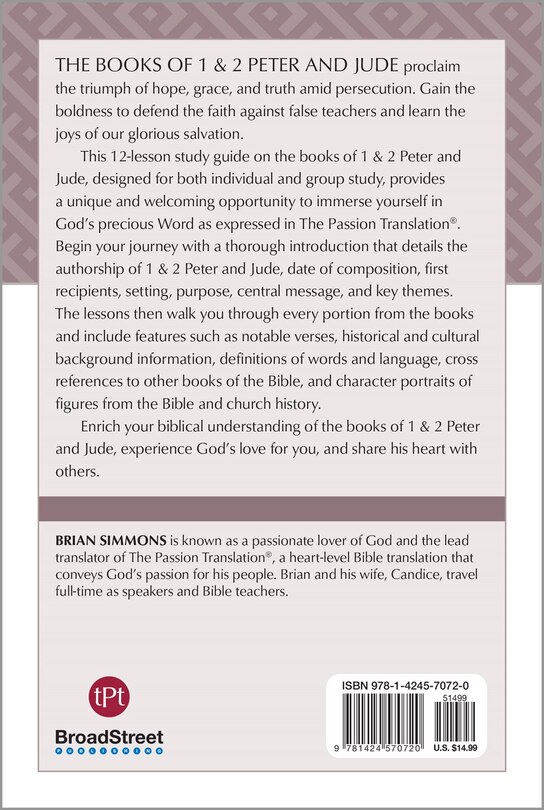 Back cover_TPT The Books of 1 & 2 Peter and Jude