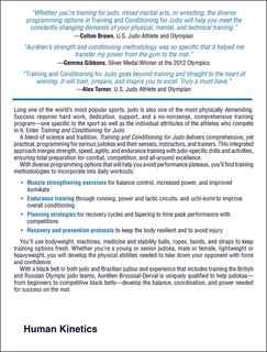 Couverture arri&egrave;re_Training And Conditioning For Judo