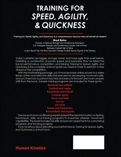 Back cover_Training For Speed, Agility, And Quickness