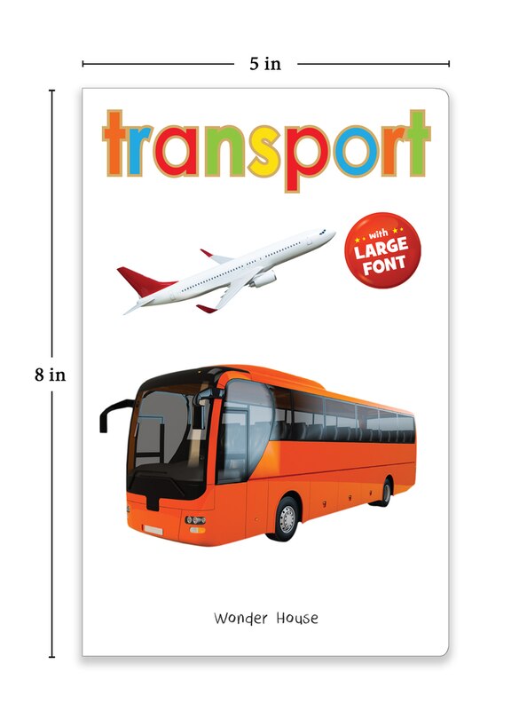 Aper&ccedil;u du contenu 4_Transport - Early Learning Board Book With Large Font : Big Board Books Series
