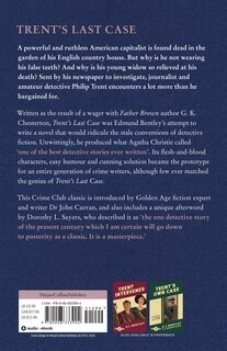 Couverture arri&egrave;re_Trent&rsquo;s Last Case