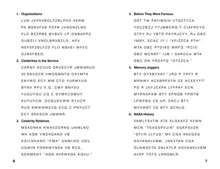 Sample content_Trivia Cryptograms