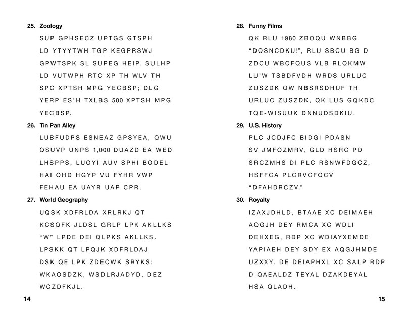 Sample content 2_Trivia Cryptograms