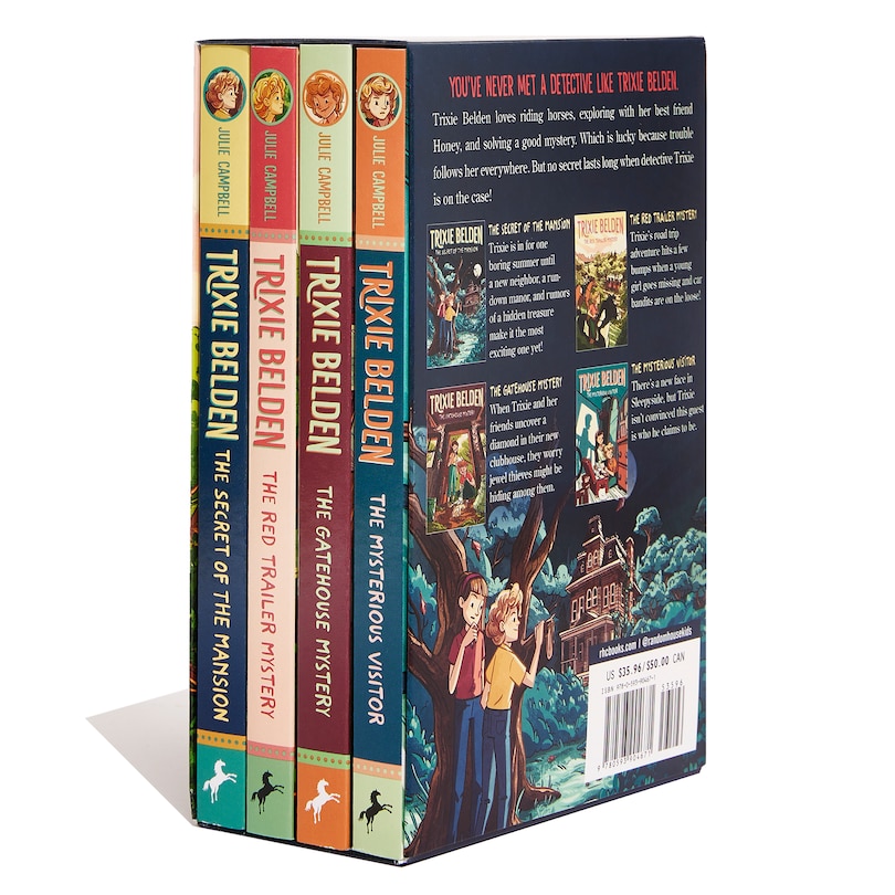 Back cover_Trixie Belden Boxed Set #1-4