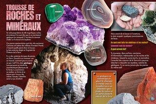 Aper&ccedil;u du contenu_Trousse de roches et min&eacute;raux