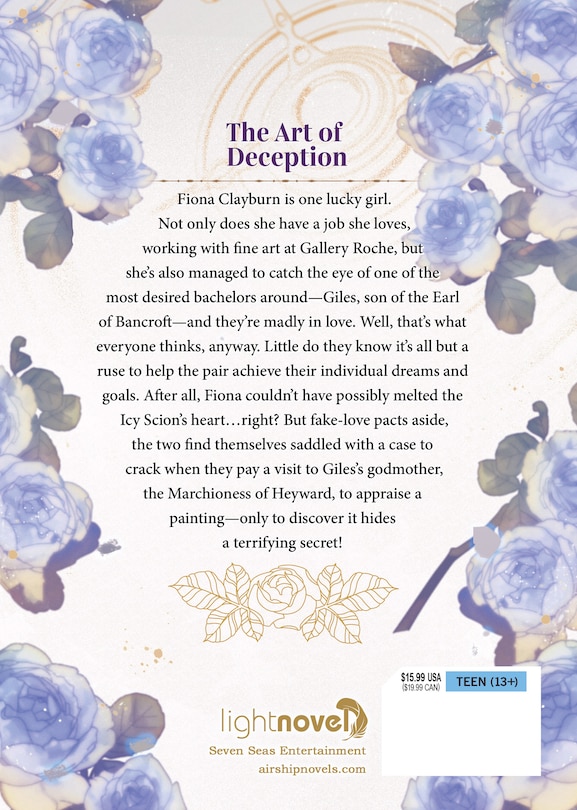 Back cover_True Love Fades Away When the Contract Ends - Music of the Flower Gardens and Heavens (Light Novel) [Volume 2]