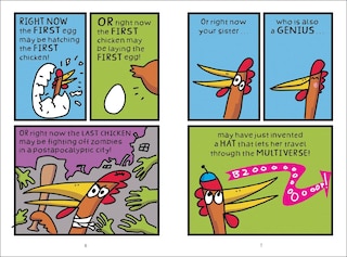 Aperçu du contenu_Two-Headed Chicken: Chaos in the Cosmic Library