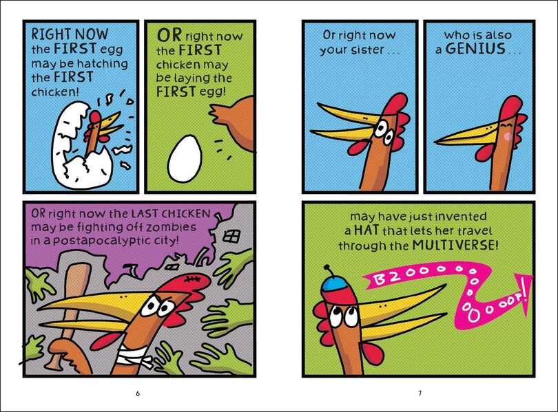 Aperçu du contenu_Two-Headed Chicken: Chaos in the Cosmic Library
