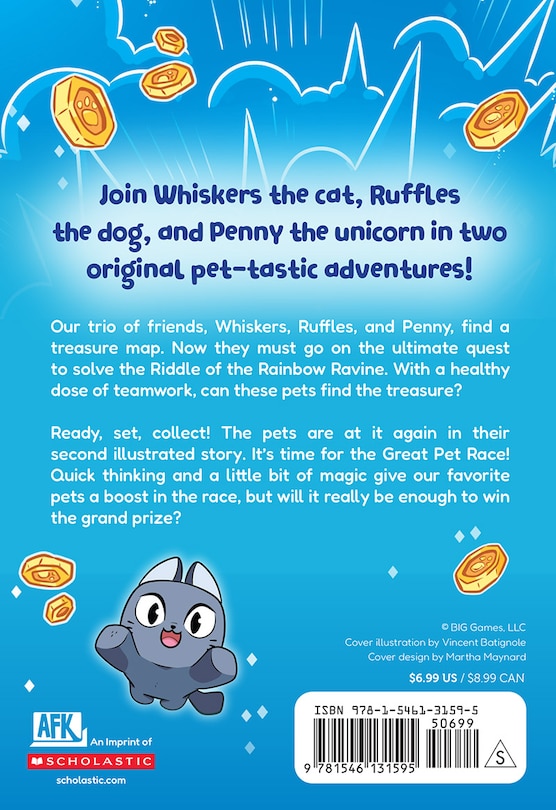 Back cover_Two Tales of Teamwork (Pet Simulator Illustrated Novel #1)