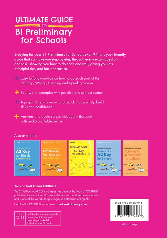 Back cover_Ultimate Guide to B1 Preliminary for Schools