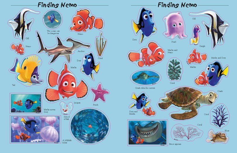 Sample content_Ultimate Sticker Book: Finding Nemo