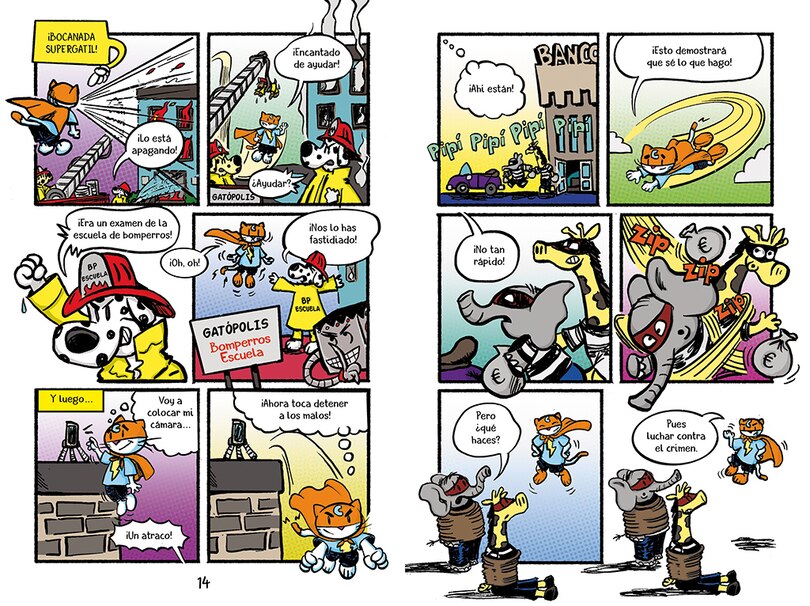 Aper&ccedil;u du contenu_Un superh&eacute;roe &iquest;sin poderes? / Max Meow Book 2: Donuts and Danger