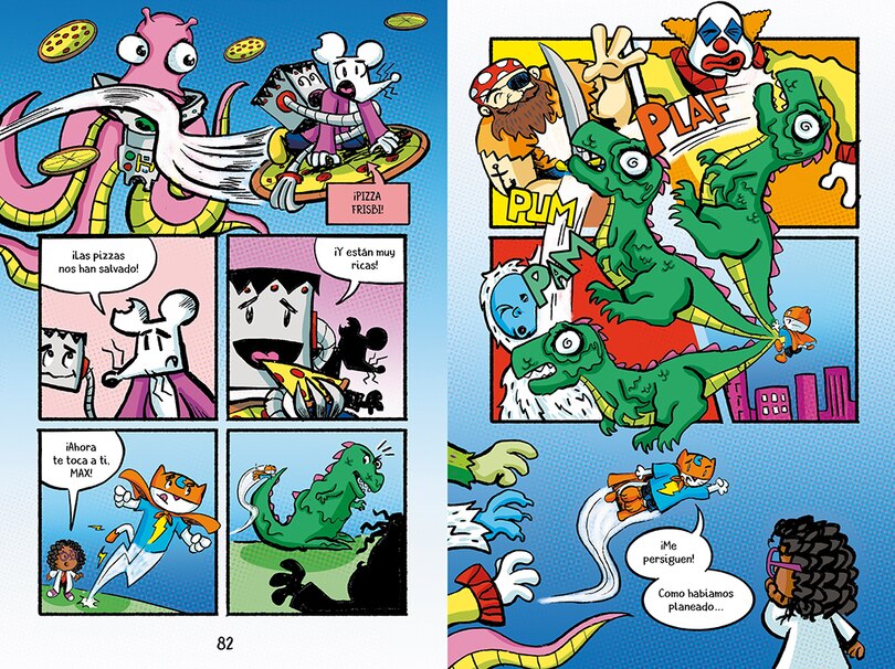 Aper&ccedil;u du contenu 3_Un superh&eacute;roe &iquest;sin poderes? / Max Meow Book 2: Donuts and Danger