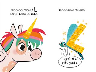 Sample content_Una libélula sin volar y un invento genial. Aprender a leer con MAYÚSCULAS (a partir de 5 años) / A Flightless Dragonfly and a Brilliant Invention